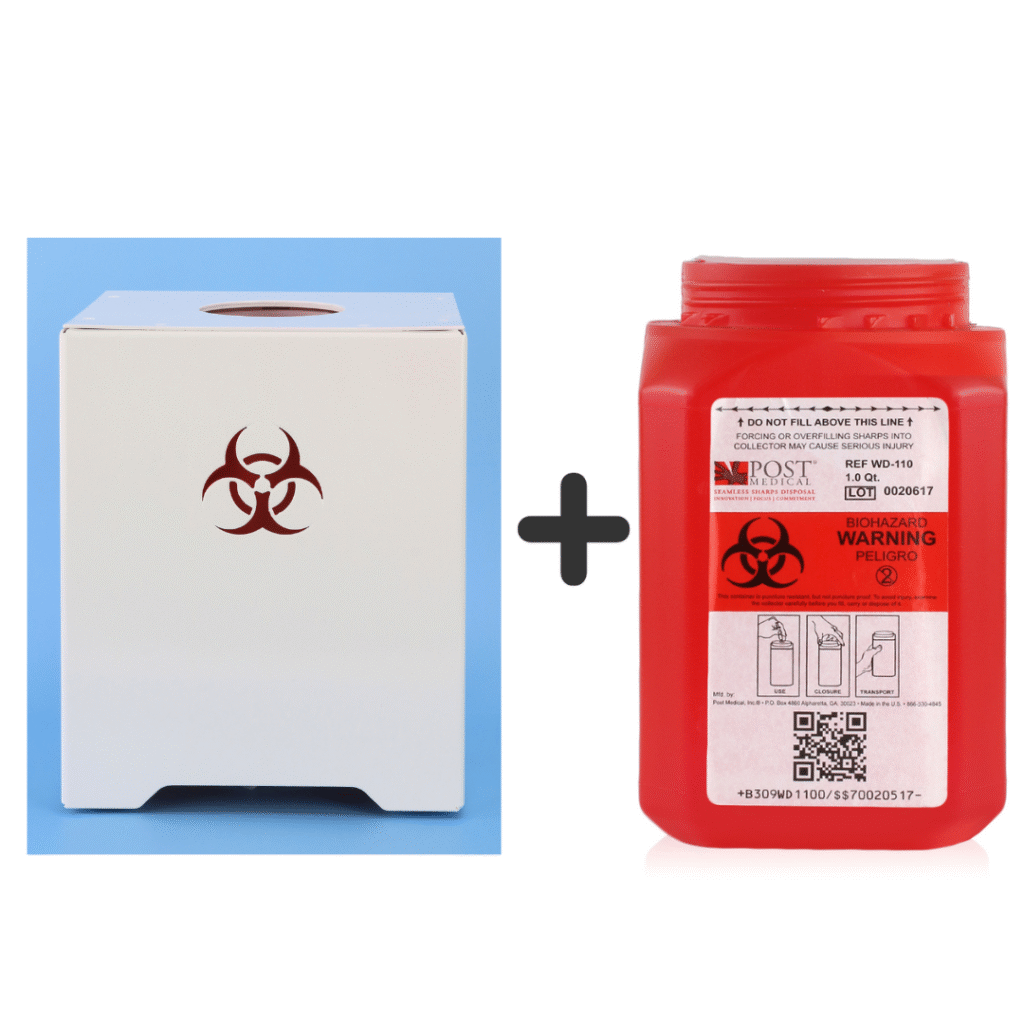 Biohazard Sharps Container | Safe Disposal | Post Medical