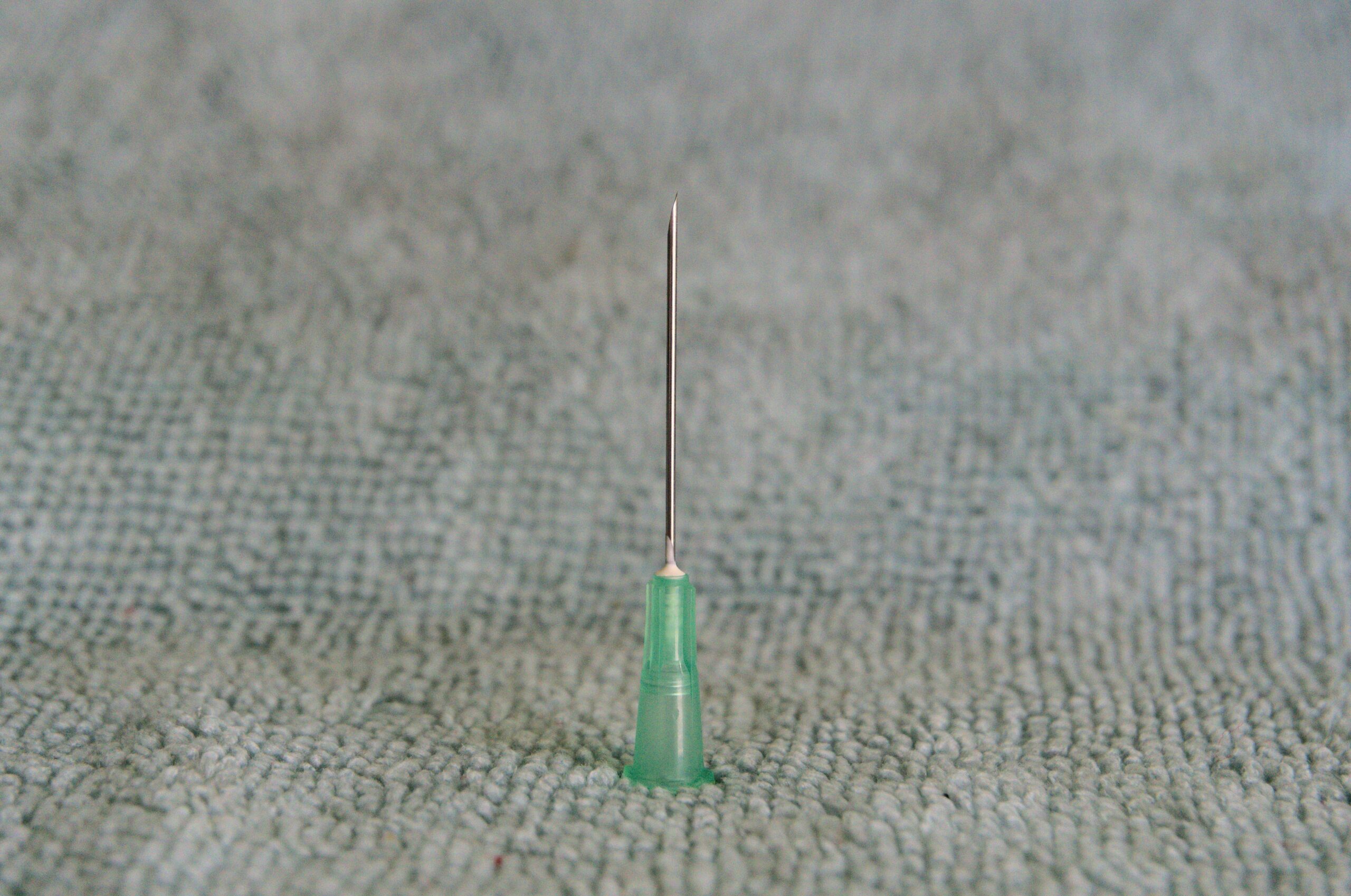 Needle on the ground